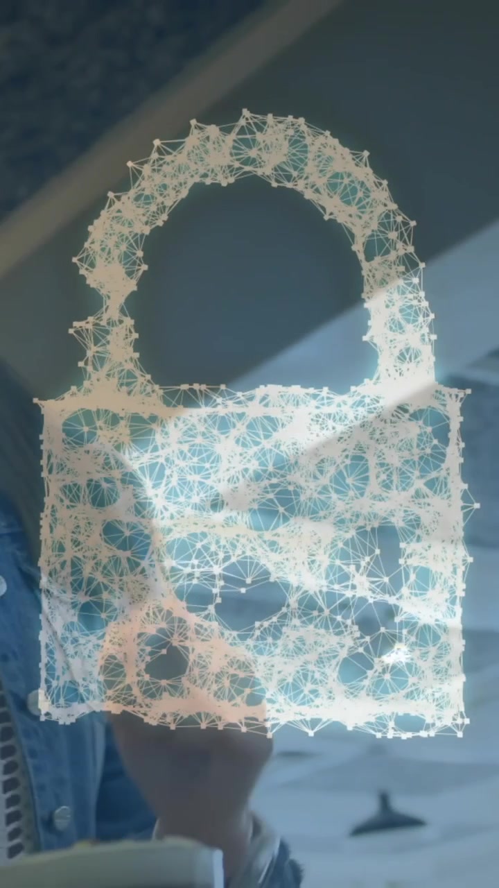 Animazione di lucchetto di sicurezza di rete su persone che utilizzano un terminale di pagamento.