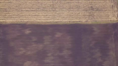 Flying-forwards-and-looking-down-over-differently-textured-and-colored-fields