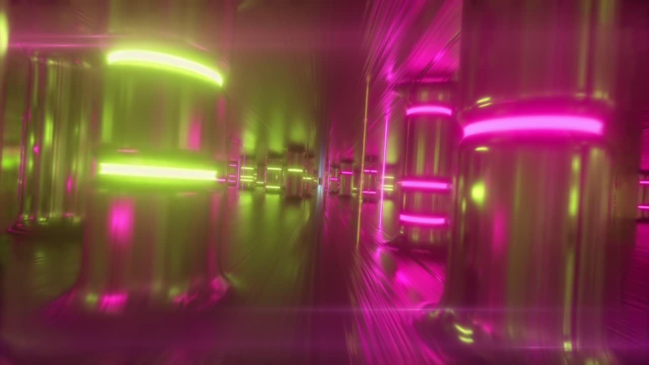 Neon Futuristisk Tunnel