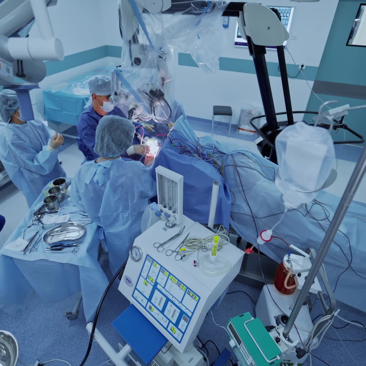 Process of surgery operation