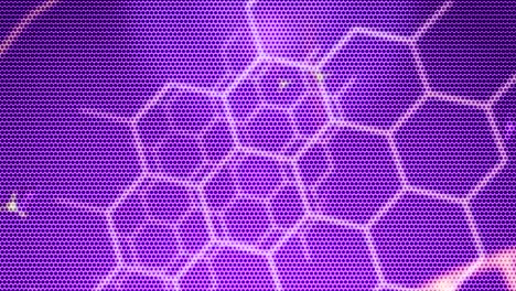 fondo de movimiento animado generado por computadora que muestra biología científica átomos moléculas partículas genes adn