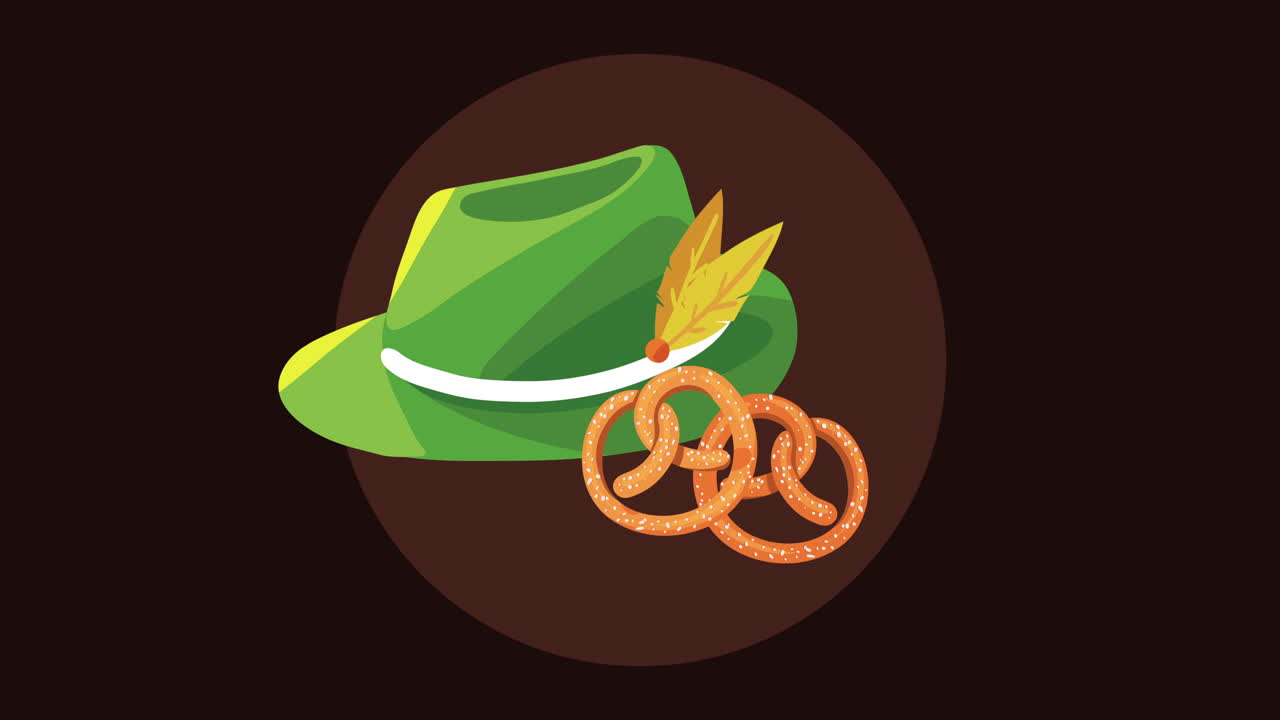 독일 모자 녹색 전통 액세서리