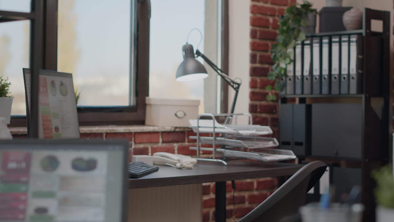 Business woman using computer to plan charts analysis