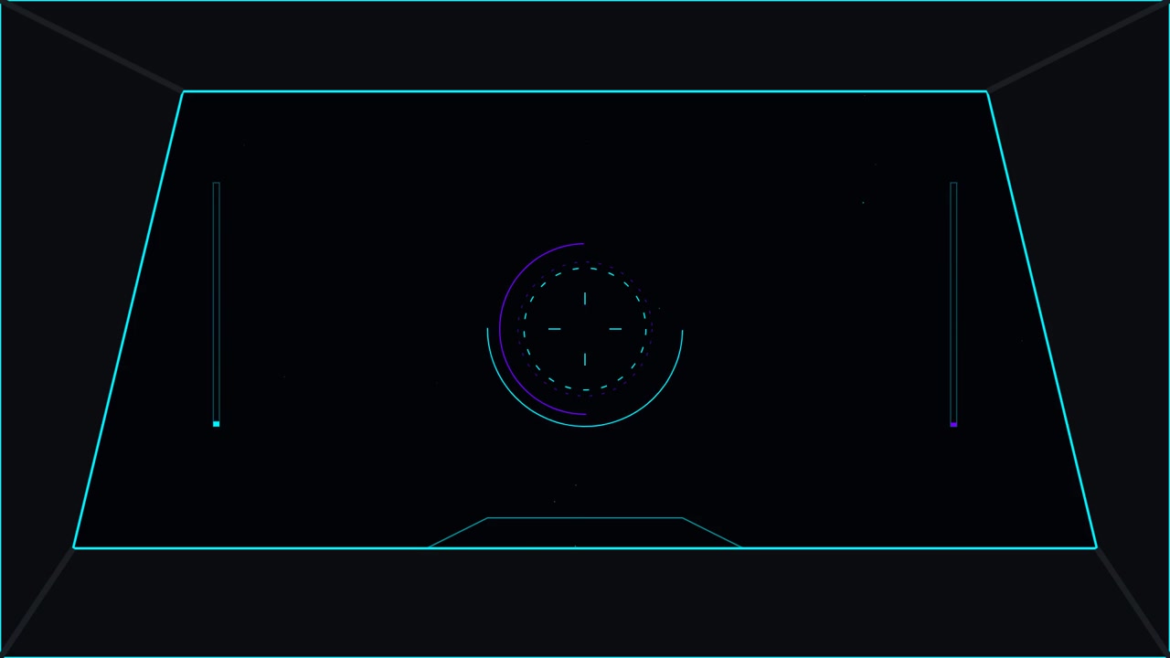Animazione di Interfaccia Display a Testa Alta Digitale Futuristica