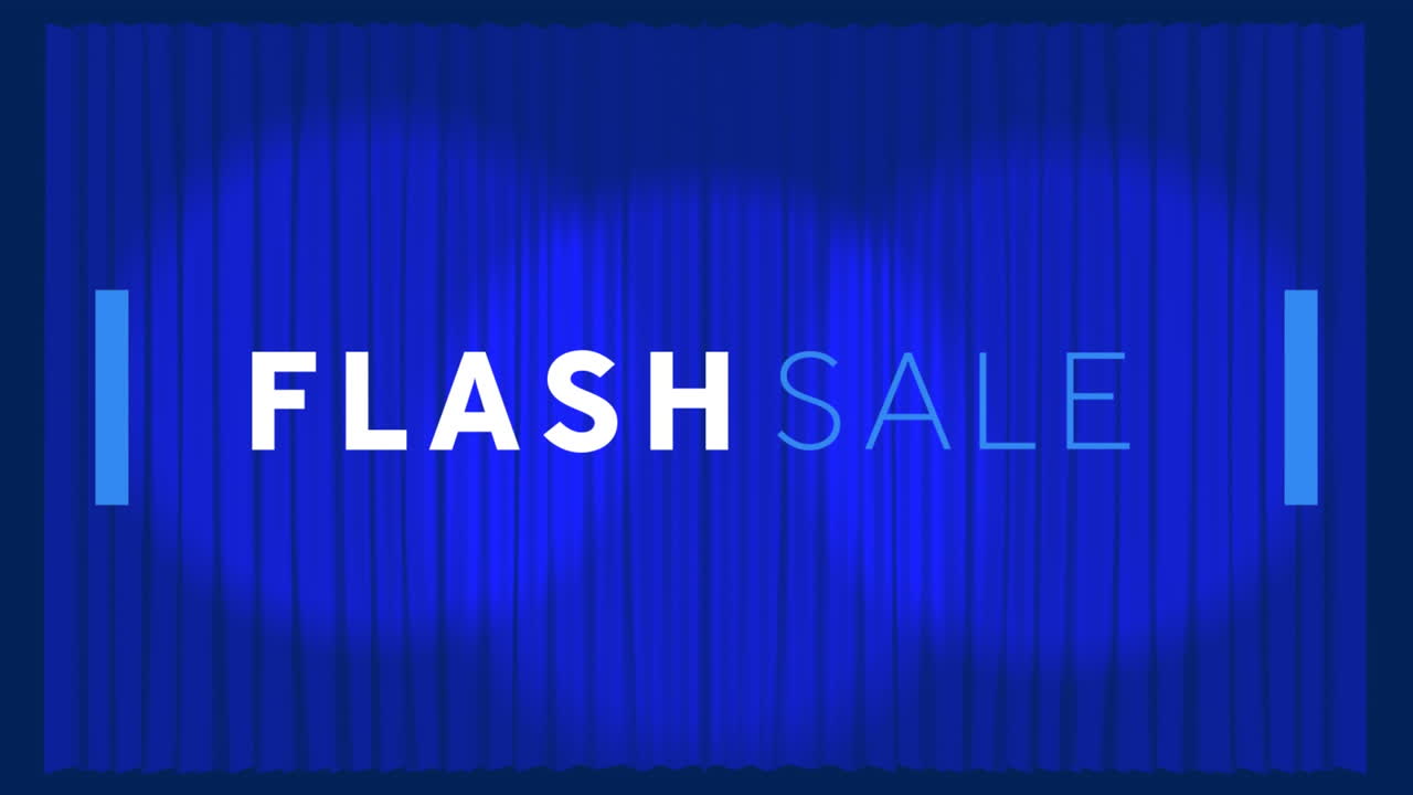파란색 배경에 플래시 판매