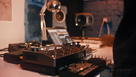 music production studio setup