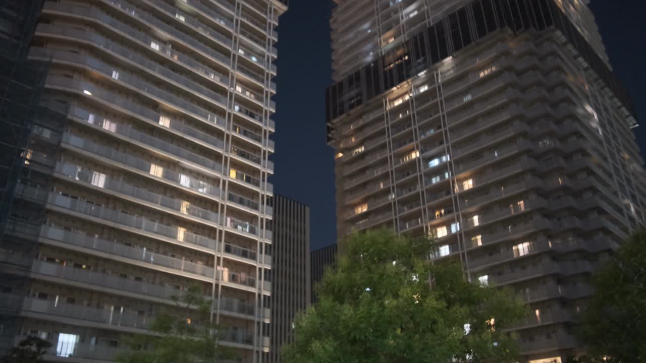 도쿄 시나가와 해변 나이트 뷰 2022