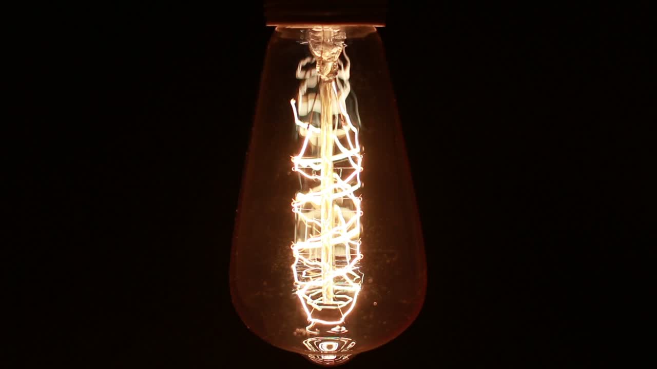 lámpara de luz incandescente edison vintage filamento de tungsteno windingwire