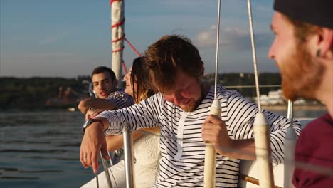 Friends on a Yacht