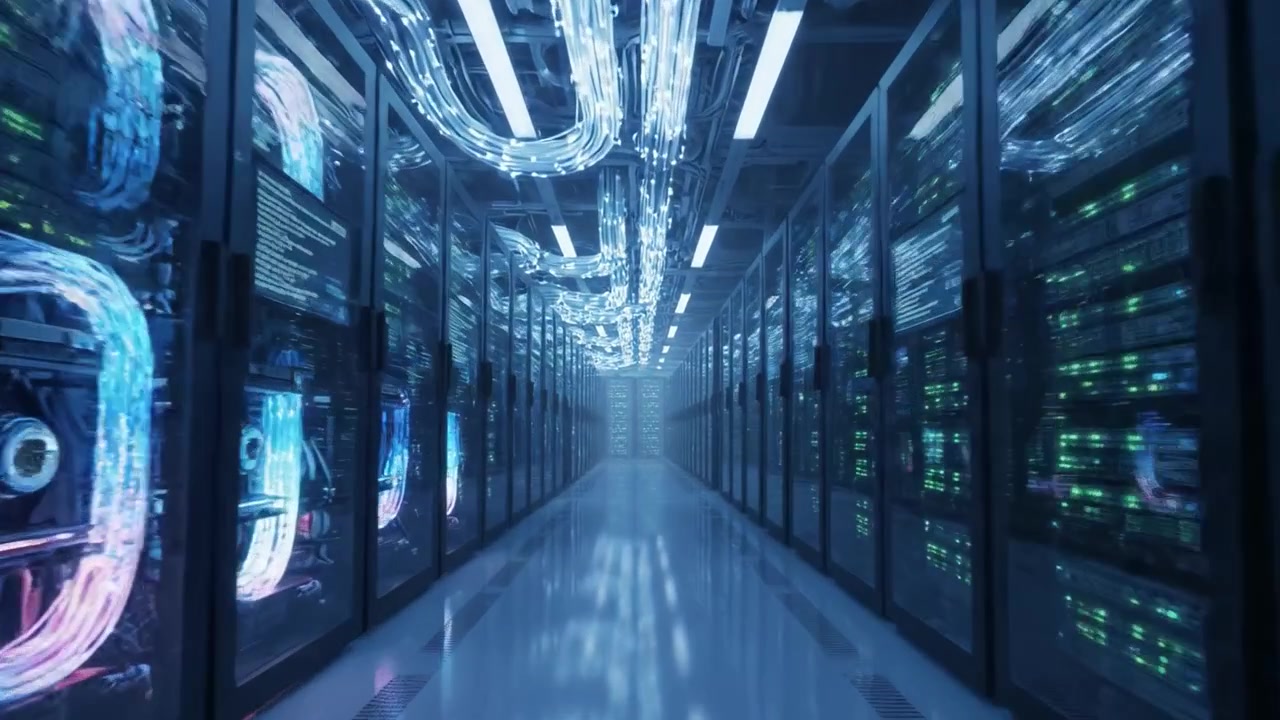 Exploring a State-of-the-Art Data Center: A Journey Through High-Tech Servers and Advanced Networking Infrastructure