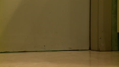 woman standing in a bathroom