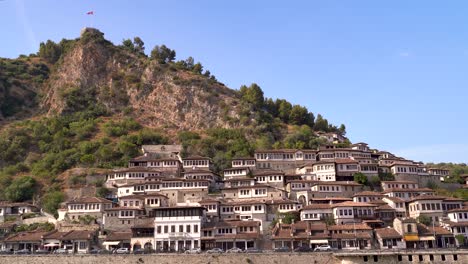 incredible scenery at unesco world heritage site of berat in albania