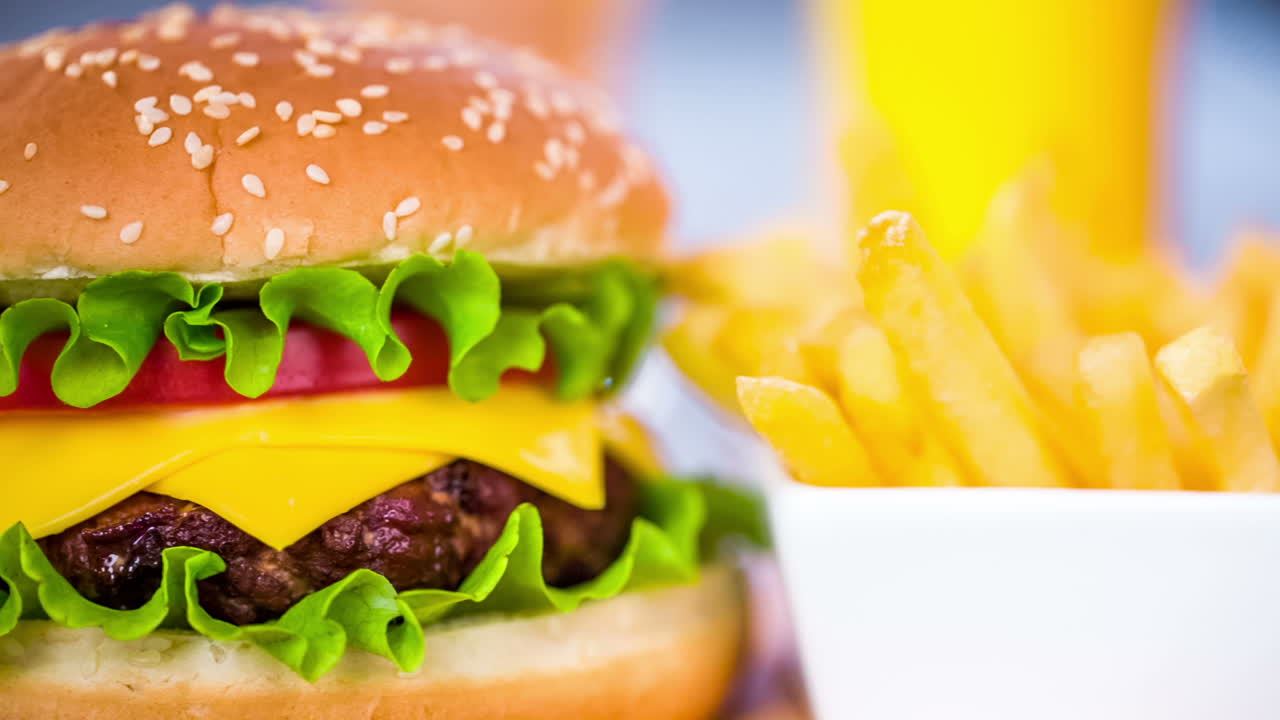 hamburguesa sabrosa y apetitosa hamburguesa con queso