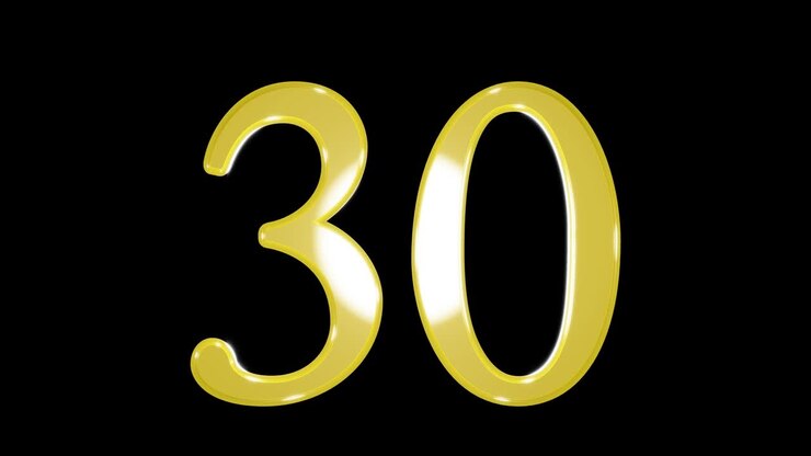 Numero 30 d'oro