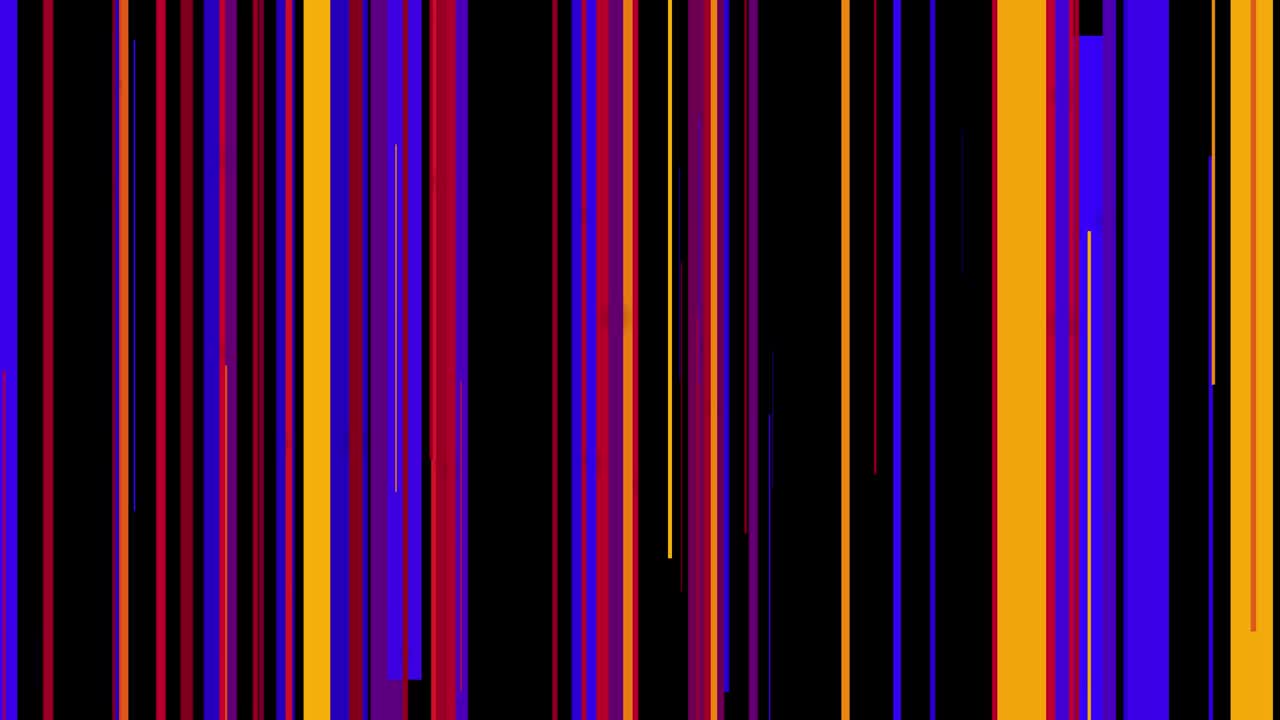 4k franja vertical en movimiento animación de fondo abstracta bucle sin costuras - varios colores