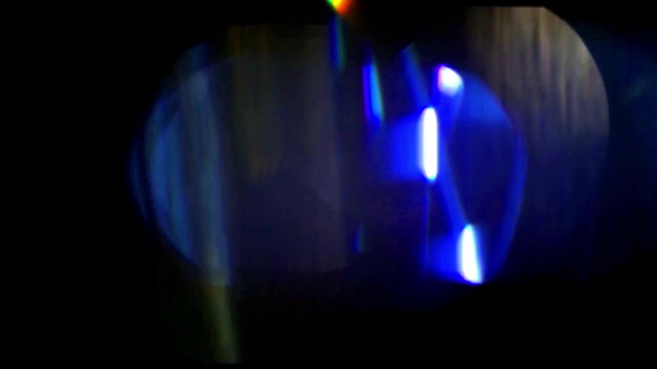 Abstract Light Leaks and Lens Flares on Black Background