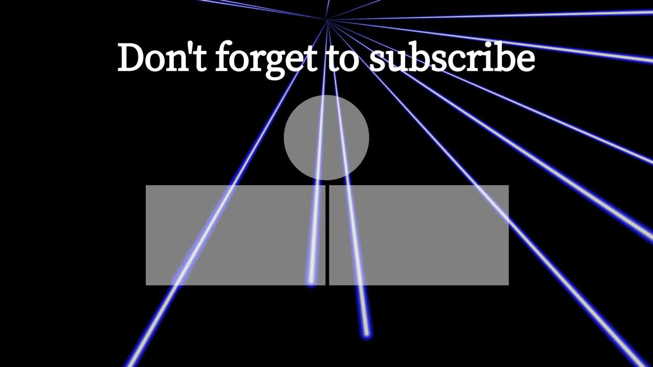 레이저 스테이지 세트  엔드 카드 엔딩 스크린 모션 그래픽