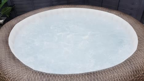 spa inflable corriendo