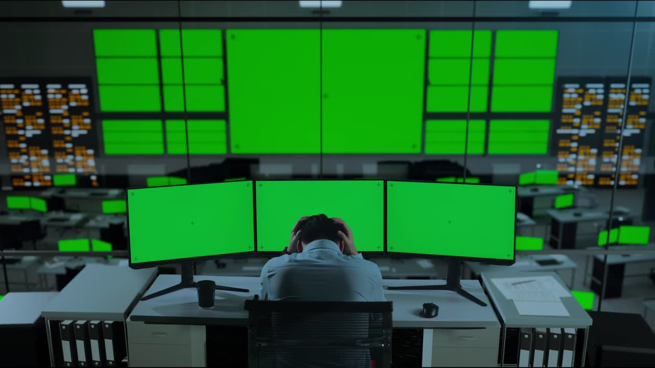 Operator in a Control Room
