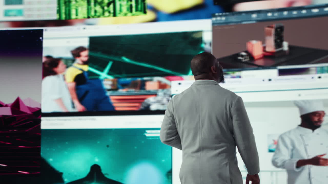 Happy person uses phone, unwinding with digital video content