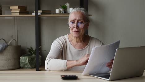 stressed older female unable to pay too high utility charges