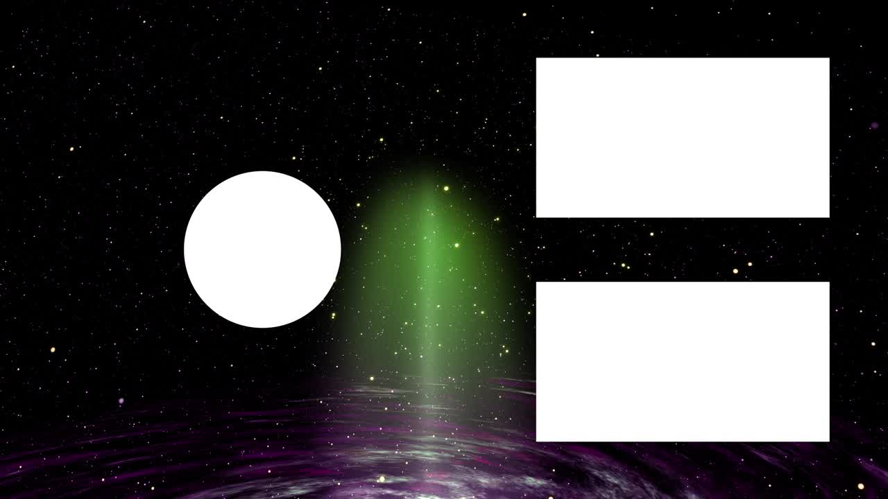 galaxy universe card final pantalla final gráficos en movimiento