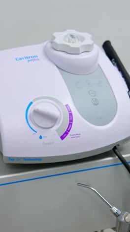 special medical dental equipment. dental clinic interior with modern dentistry equipment