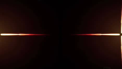 animation of orange glowing pattern and spots on black background