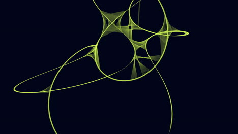 patrón geométrico interconectado en la complejidad de fondo oscuro y la actividad en una red