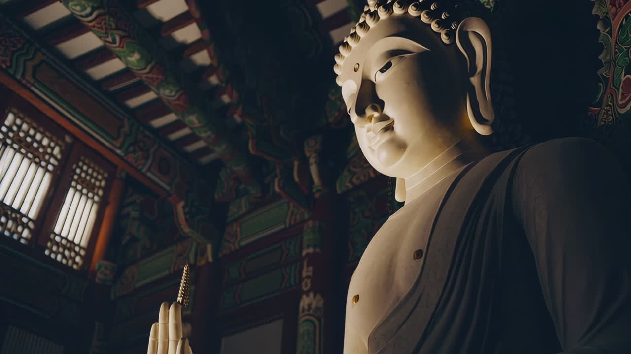 Buddha Statue in a Korean Temple