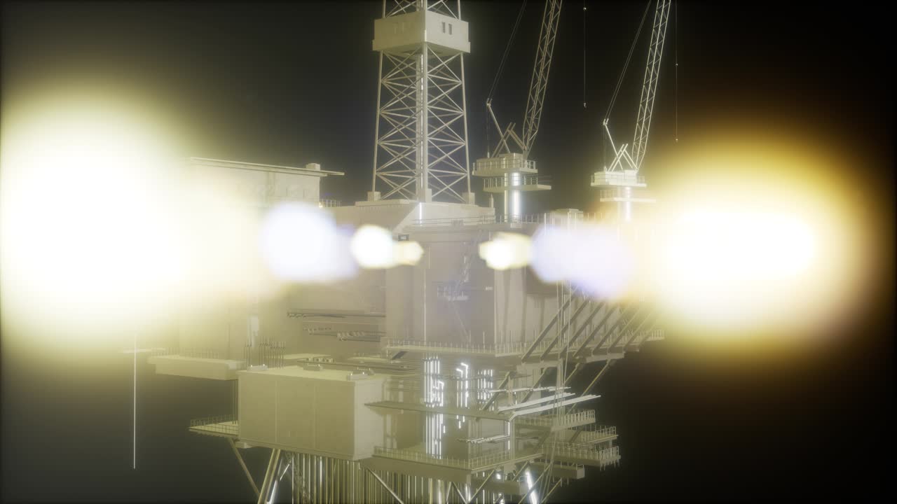 plataforma de petróleo y gas