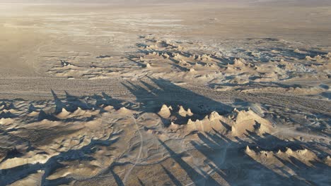 martian landscape in large desert