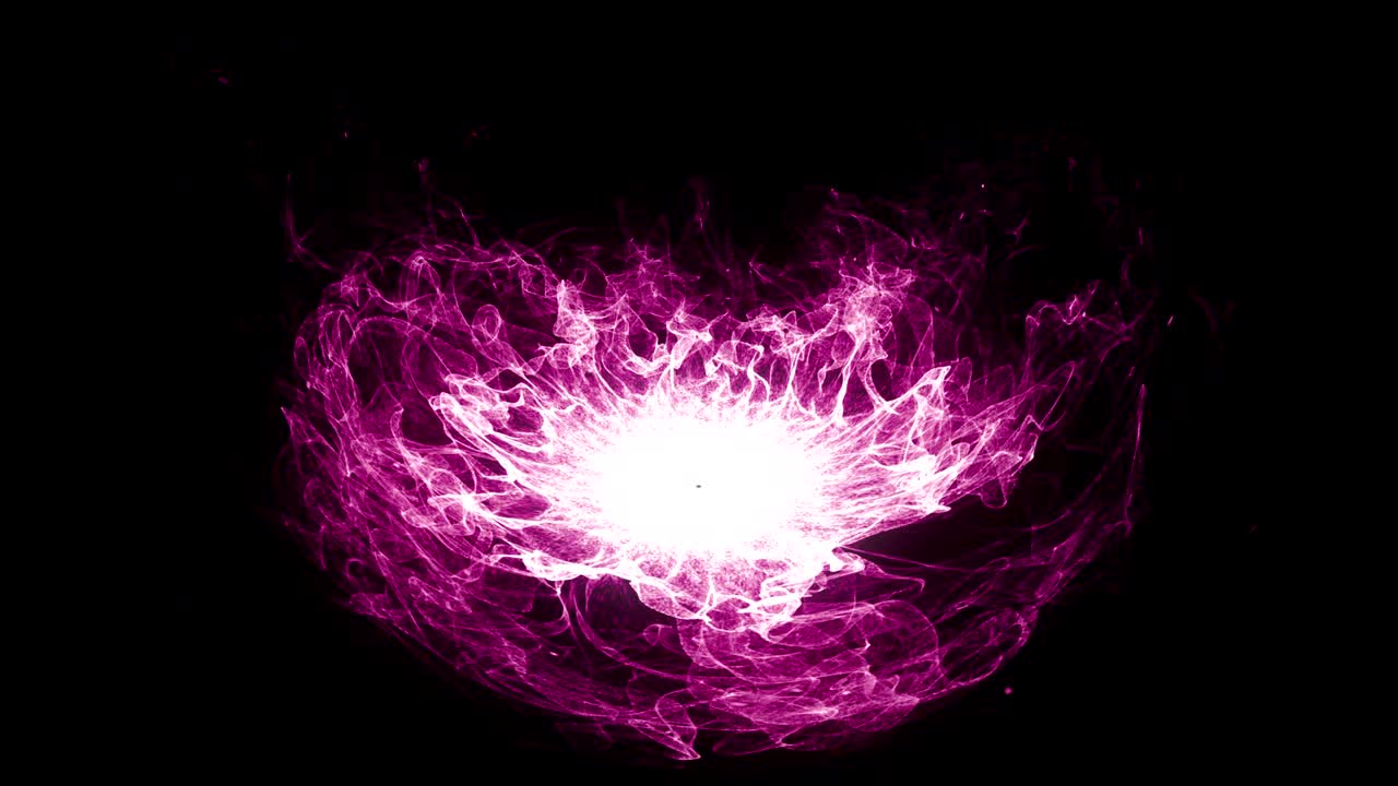 fondo de movimiento con chispas explosión y rastro de polvo mágico en flujo circular