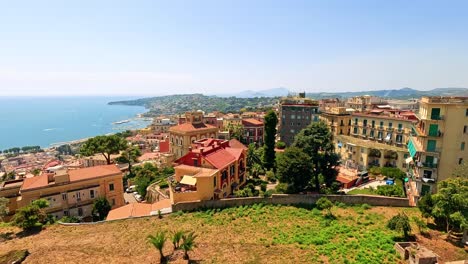 panoramic view of naples with ocean backdrop