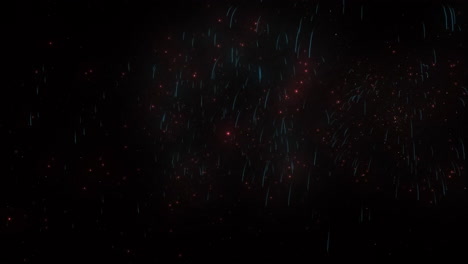 animación de fuegos artificiales 4k vibrante