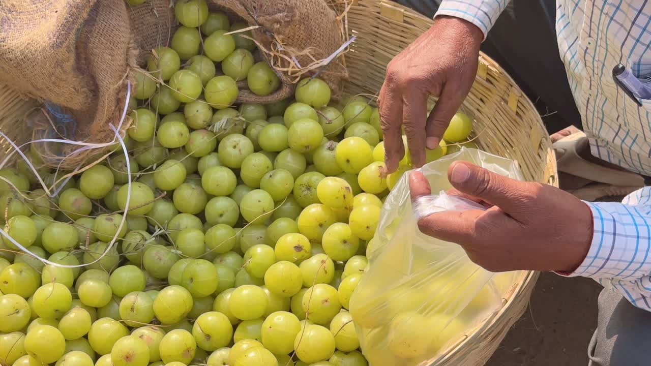 a pile of indian gooseberry