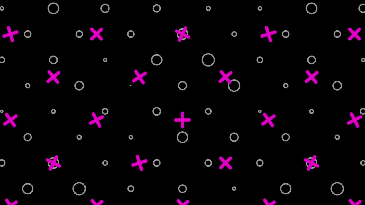 fondo de patrón animado de bucle sin costuras geométrico 4k