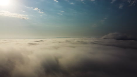 cloudscape-aerial view of the clouds in the sky