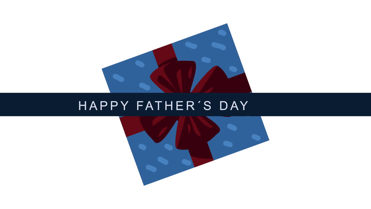 Happy Father's Day Gift Card Illustration