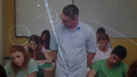 Animation-of-network-of-connections-over-students-learning