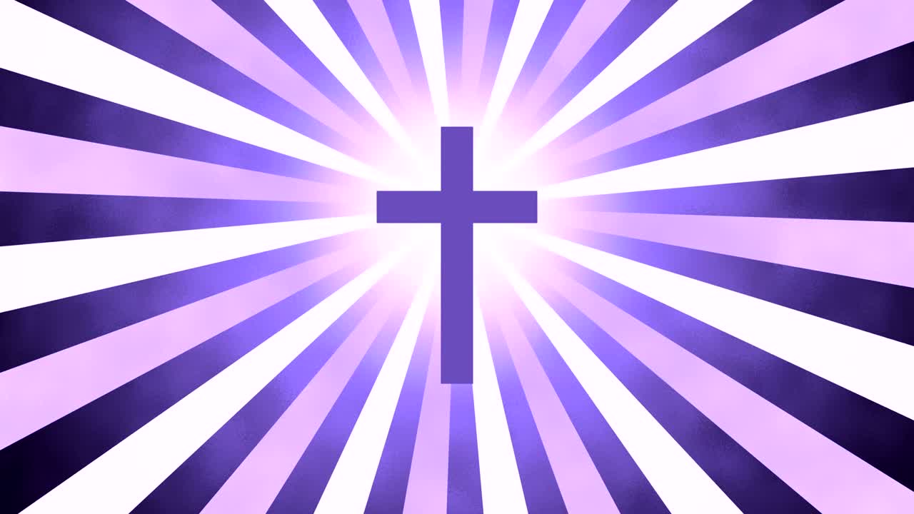 레트로 기도 십자가