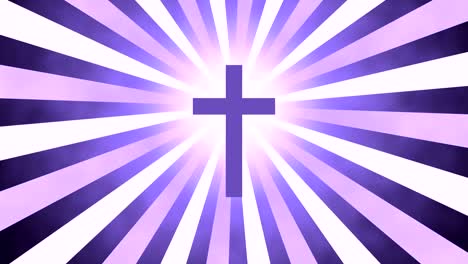 la cruz de oración retro