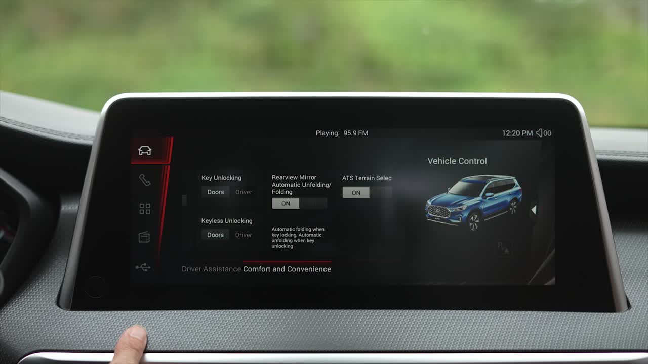 maxus, 현대 자동차 터치 스크린, 현대 자동차 터치 스크린