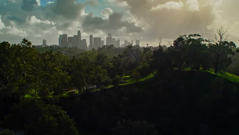 timelapse de los ángeles después de la tormenta