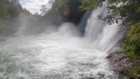 Magnificent-waterfall-in-the-coutry-of-Slovenia