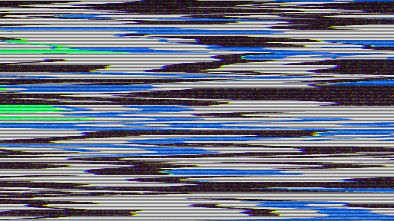 Abstract Digital Glitch and Static Noise Background