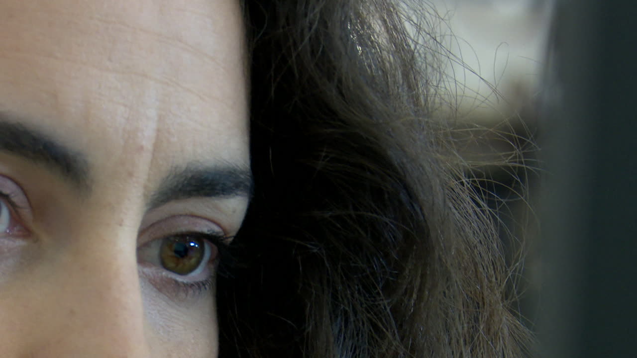 primer plano de la cara de una mujer