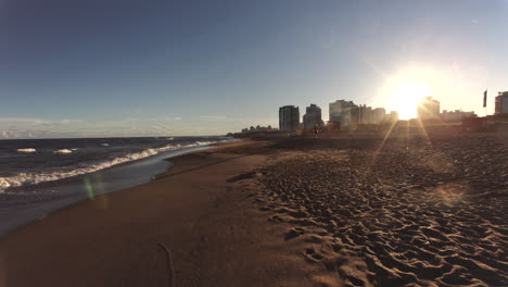 Playa-Durante-La-Puesta-De-Sol