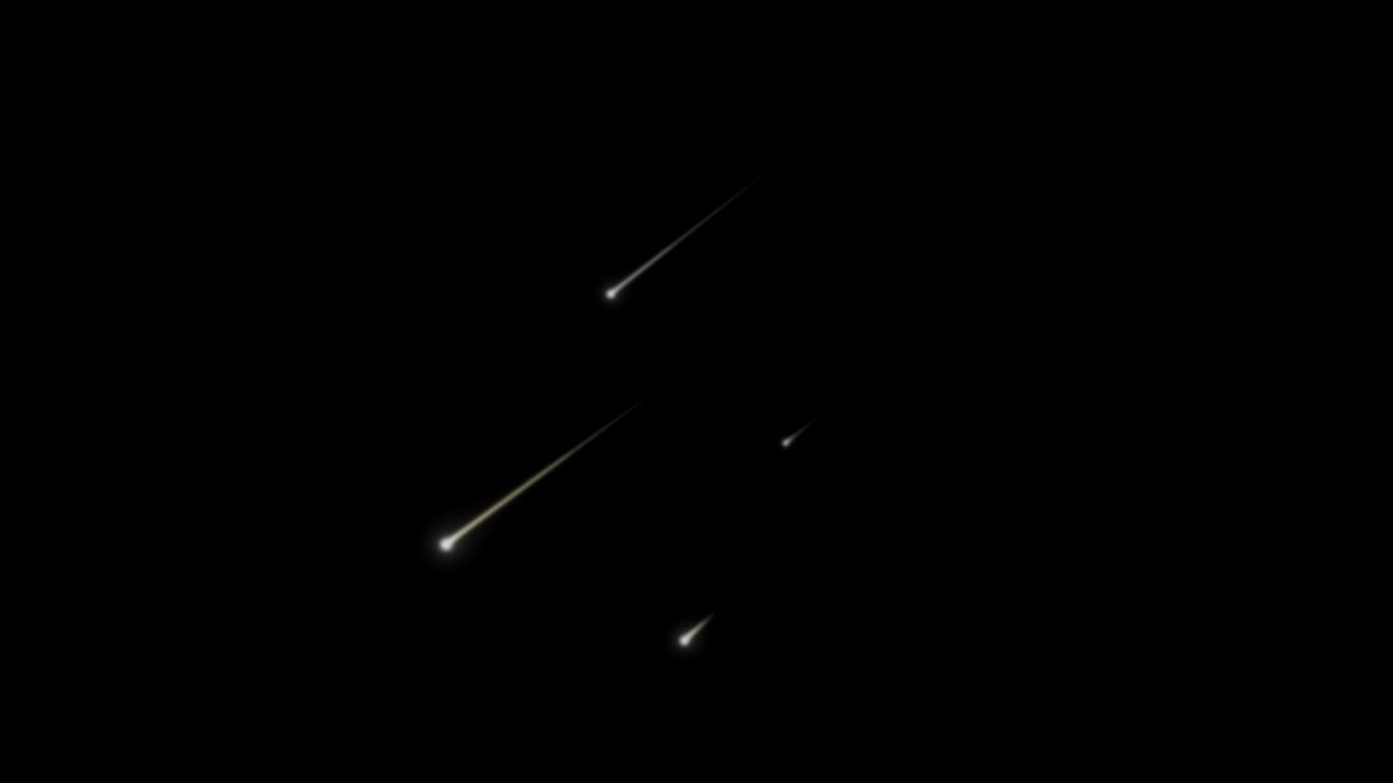 Shooting stars, or meteors, are fleeting streaks of light caused by space debris burning up in Earth's atmosphere, creating a dazzling display across the night sky.