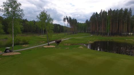 golf course aerial view